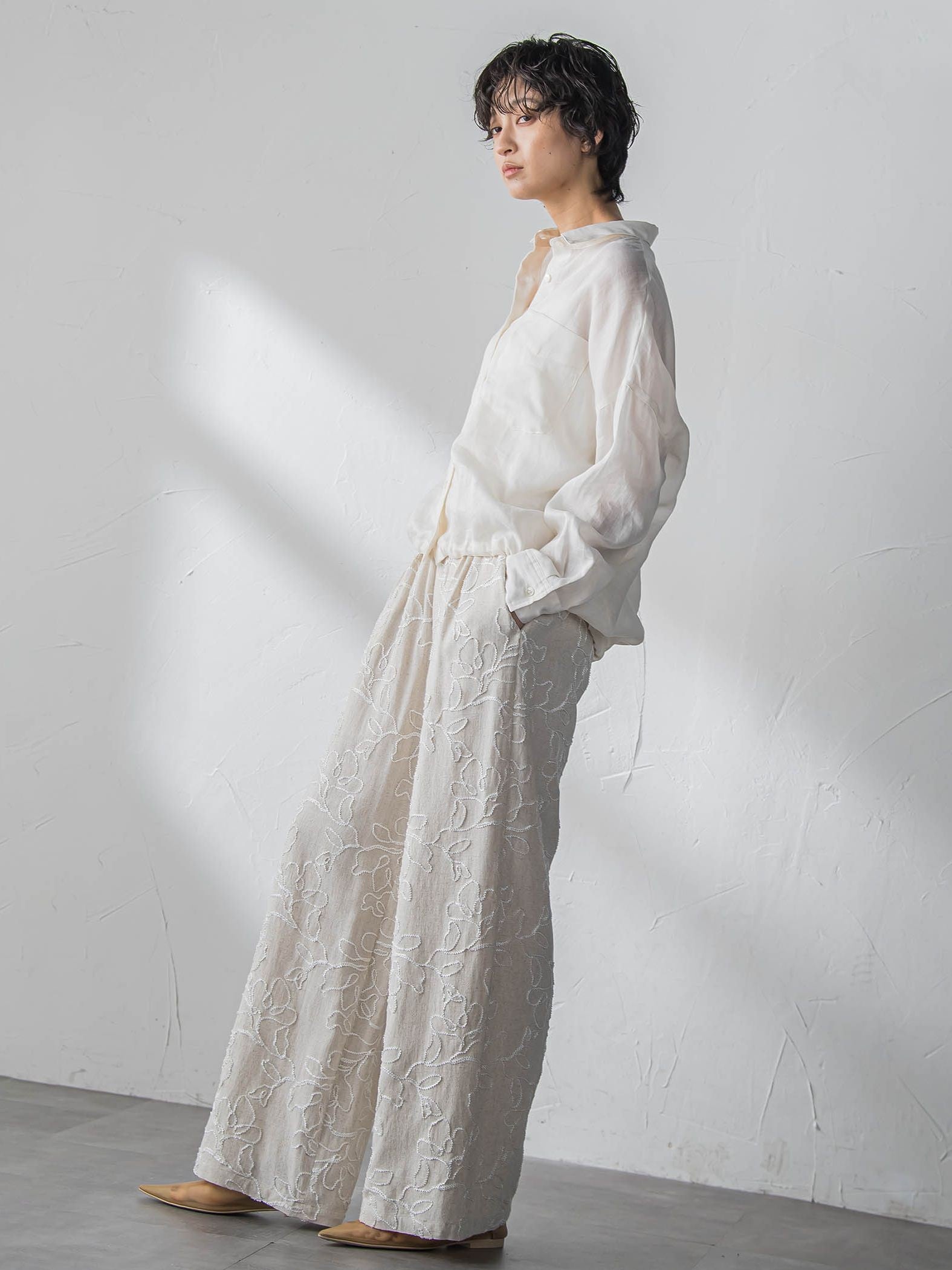 ラスターラミーカルゼバックドロストヘムシャツ