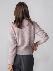 ラメシャギーニット