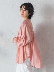 【WEB限定】シルキーローンブラウス