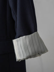 【受注会限定】リネンブレンド ステンカラーブルゾン