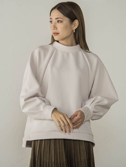 ダンボールモックネックプルオーバー≪手洗い可能≫