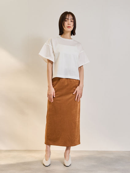 《予約》【連休。涼。軽やかに。】パネルスリーブプルオーバー《コットン100%》