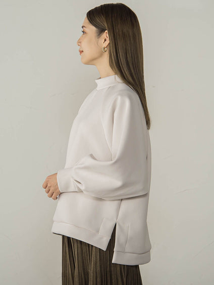 ダンボールモックネックプルオーバー≪手洗い可能≫