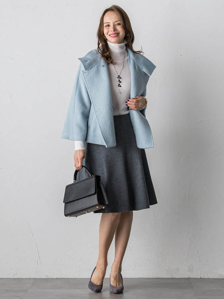 シャギーショートコート