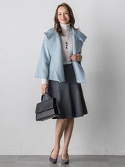 シャギーショートコート