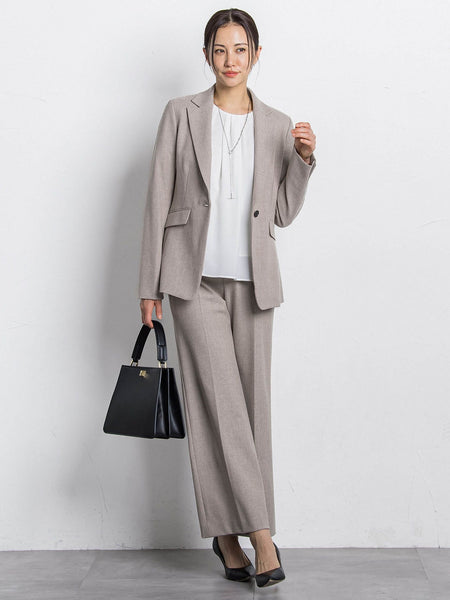 【WEB限定 13号】フロントタックブラウス≪透けにくい≫