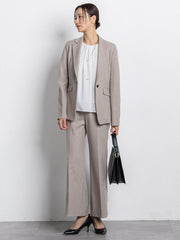 【WEB限定 13号】フロントタックブラウス≪透けにくい≫