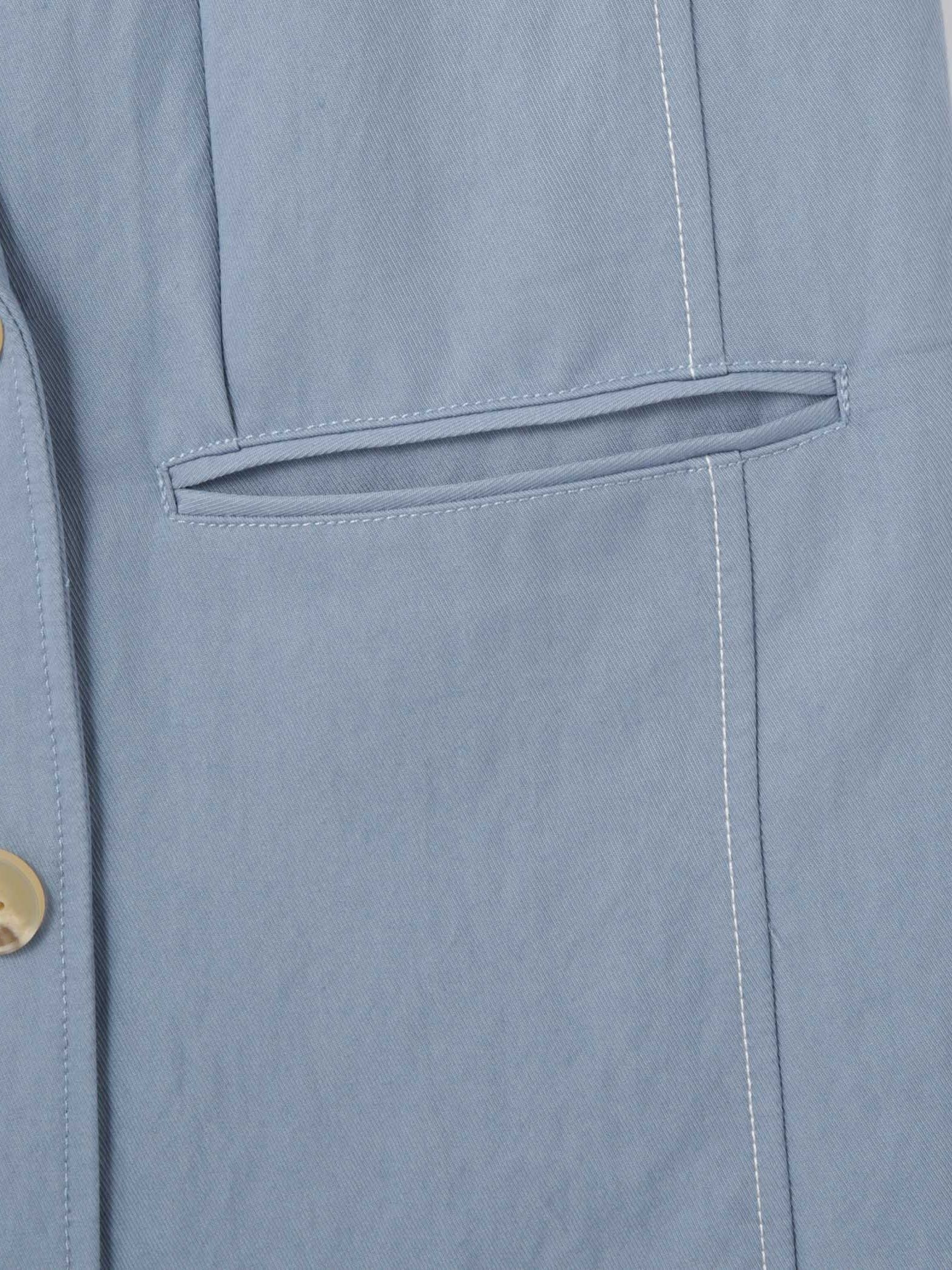 【シーズンレス】ナイロンツイルデニムベスト