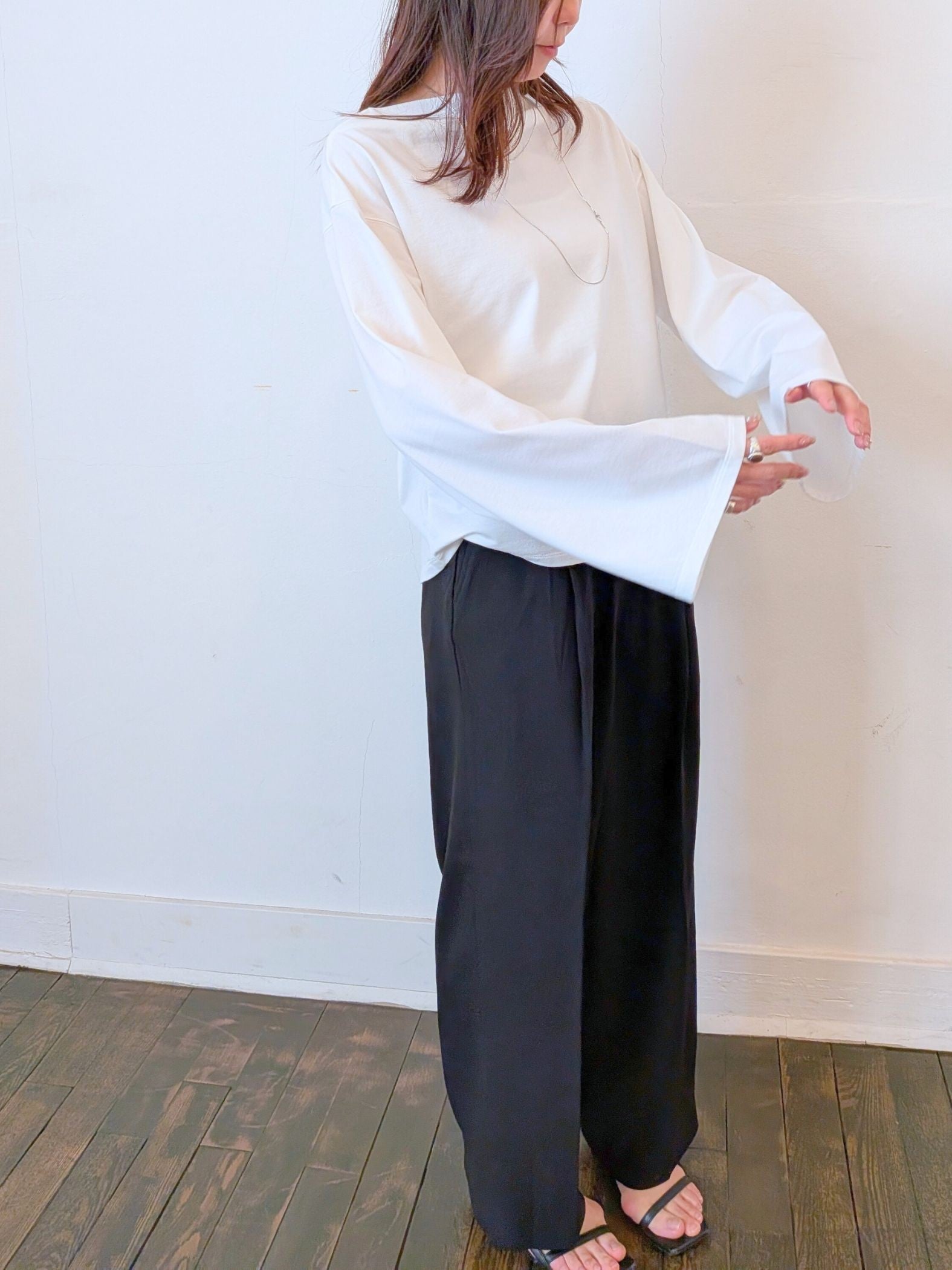 《予約販売》flare sleeve tee 【日本製】