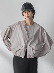 撥水バルーンブルゾン