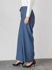 【WEB限定】マルーデデニムワイドパンツ