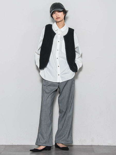 【WEB限定】4WAYキルティング×ボアブルゾン≪手洗い可能≫