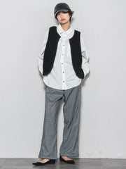 【WEB限定】4WAYキルティング×ボアブルゾン≪手洗い可能≫