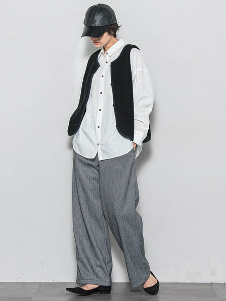 【WEB限定】4WAYキルティング×ボアブルゾン≪手洗い可能≫