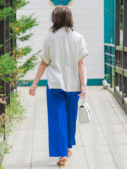 ボディーシェルキューダスワイドパンツ≪洗濯機で洗える≫