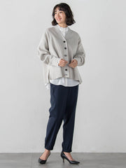 【大きいサイズ】ネックフリルブラウス