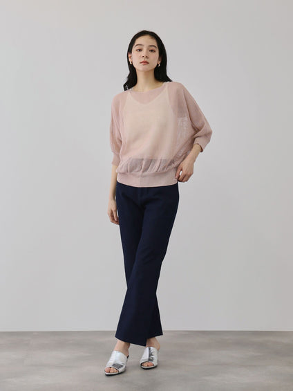 リネニースパークリングニットプルオーバー