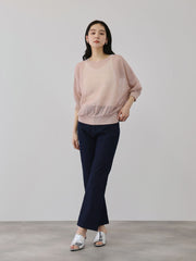 リネニースパークリングニットプルオーバー