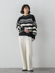 【WEB限定/大きいサイズ】”まるで毛布”とろける裏起毛ワイドパンツ