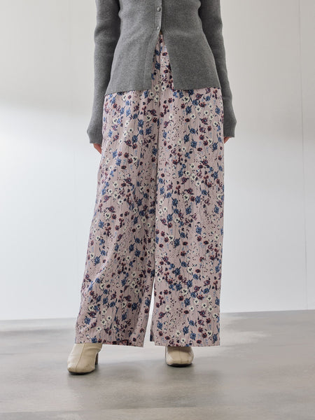マルチフラワーイージーワイドパンツ≪手洗い可能≫
