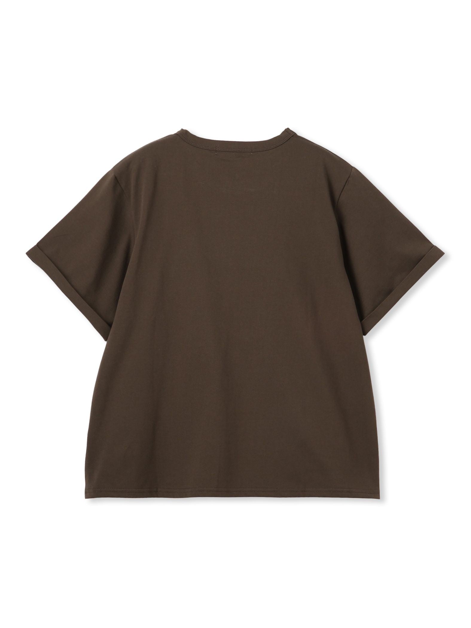 ロゴブローチ風Tシャツ≪手洗い可能≫