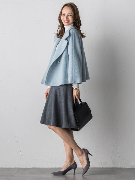 シャギーショートコート