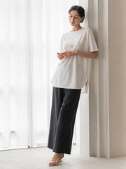 【WEB限定/大きいサイズ】”細身パンツも怖くない”Tシャツチュニック