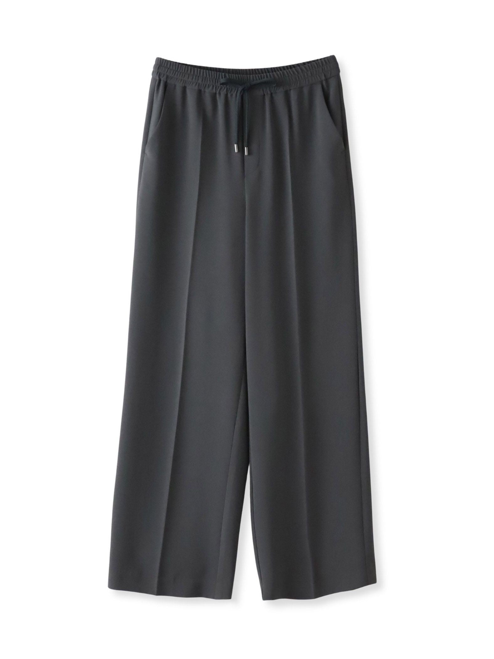 ハイストレッチカルゼワイドパンツ