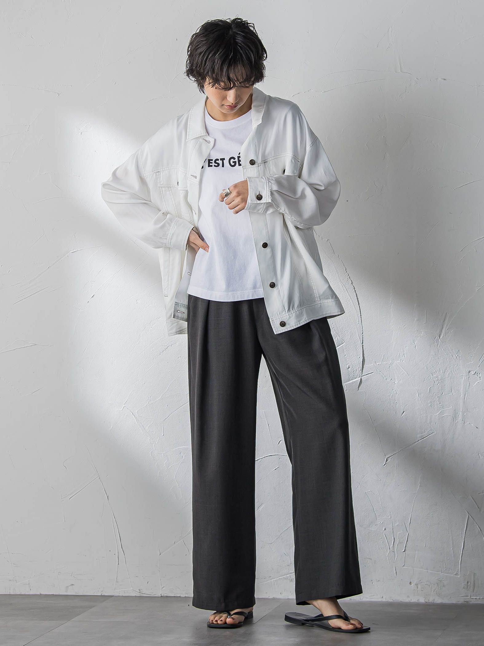 ゆれるデニムジャケット