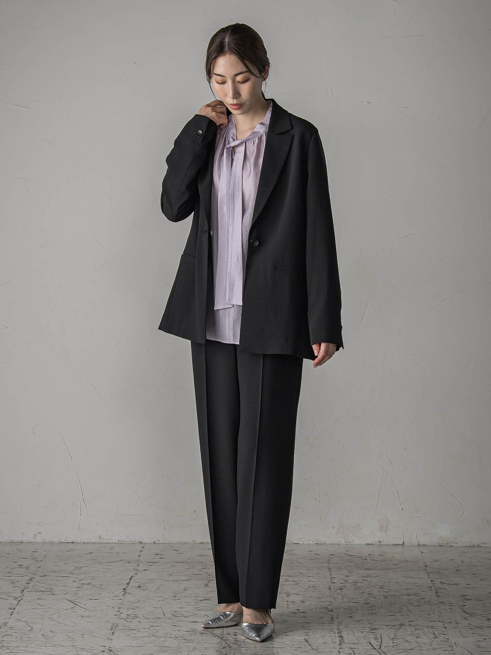 【旅楽シリーズ/極】メランジツイルジャケット≪手洗い可能≫