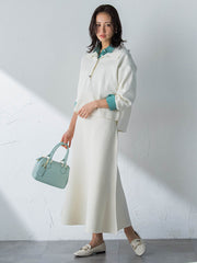 コットンポプリン2WAYストライプシャツ