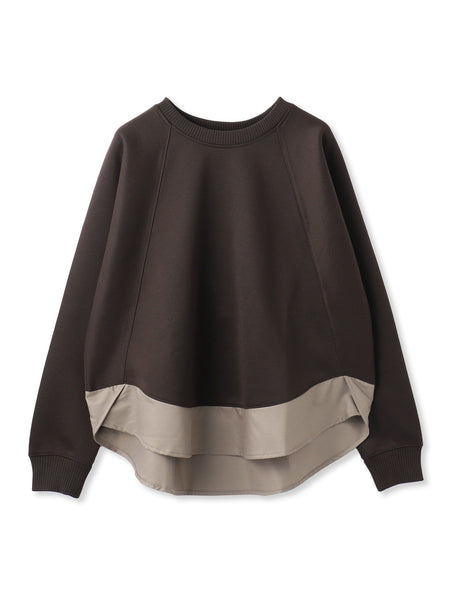 軽量ボンディングバックテールプルオーバー≪洗濯機で洗える≫