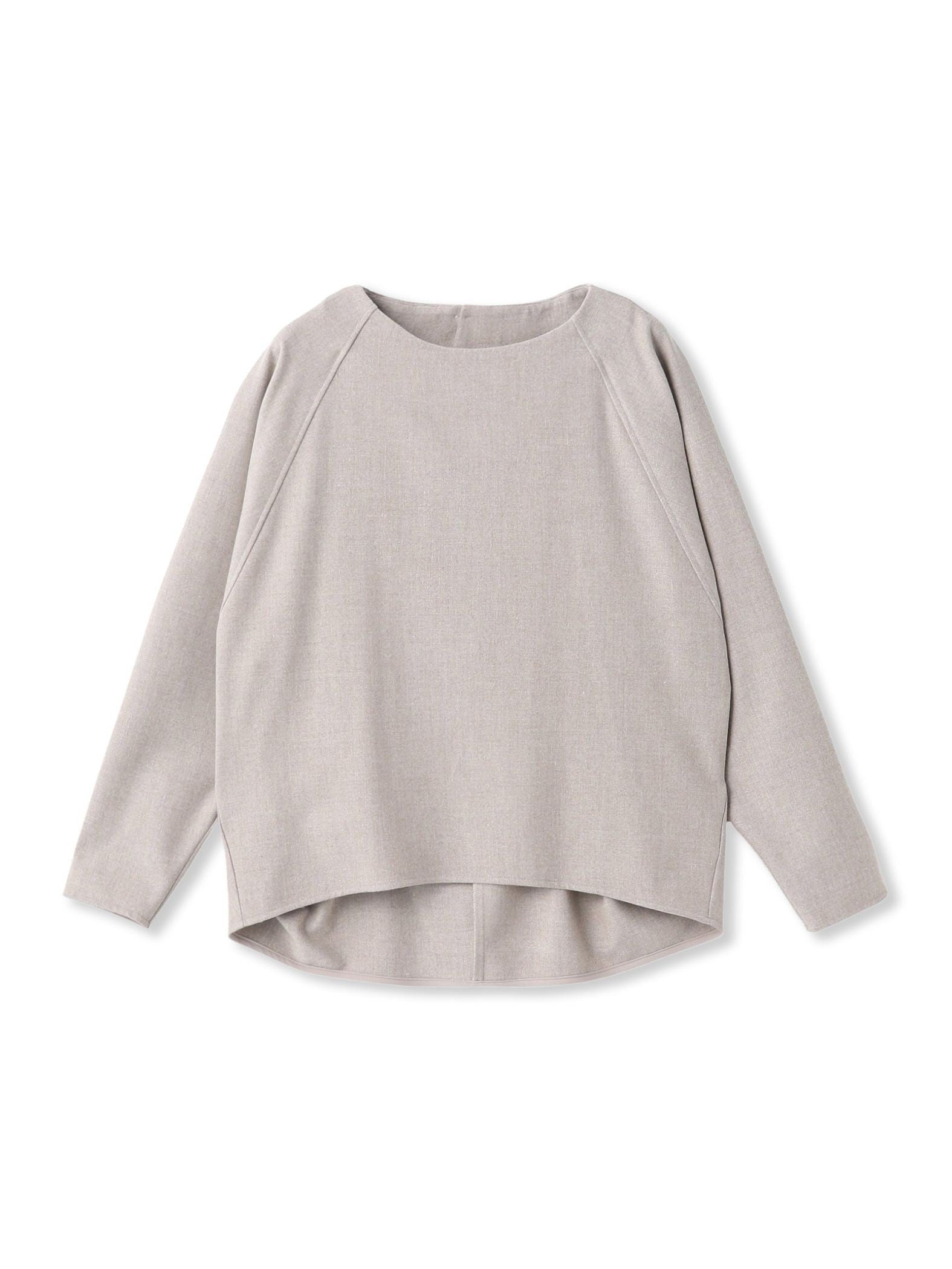 両面起毛ドロップショルダーブラウス≪洗える/セットアップ対応≫
