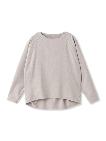 両面起毛ドロップショルダーブラウス≪洗える/セットアップ対応≫