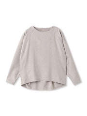 両面起毛ドロップショルダーブラウス≪洗える/セットアップ対応≫