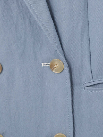 【シーズンレス】ナイロンツイルデニムベスト