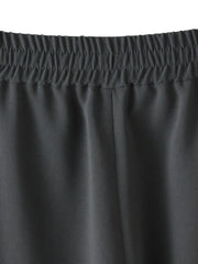 ハイストレッチカルゼワイドパンツ