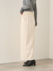 ベロアリボンダンボールセミワイドパンツ≪手洗い可能≫