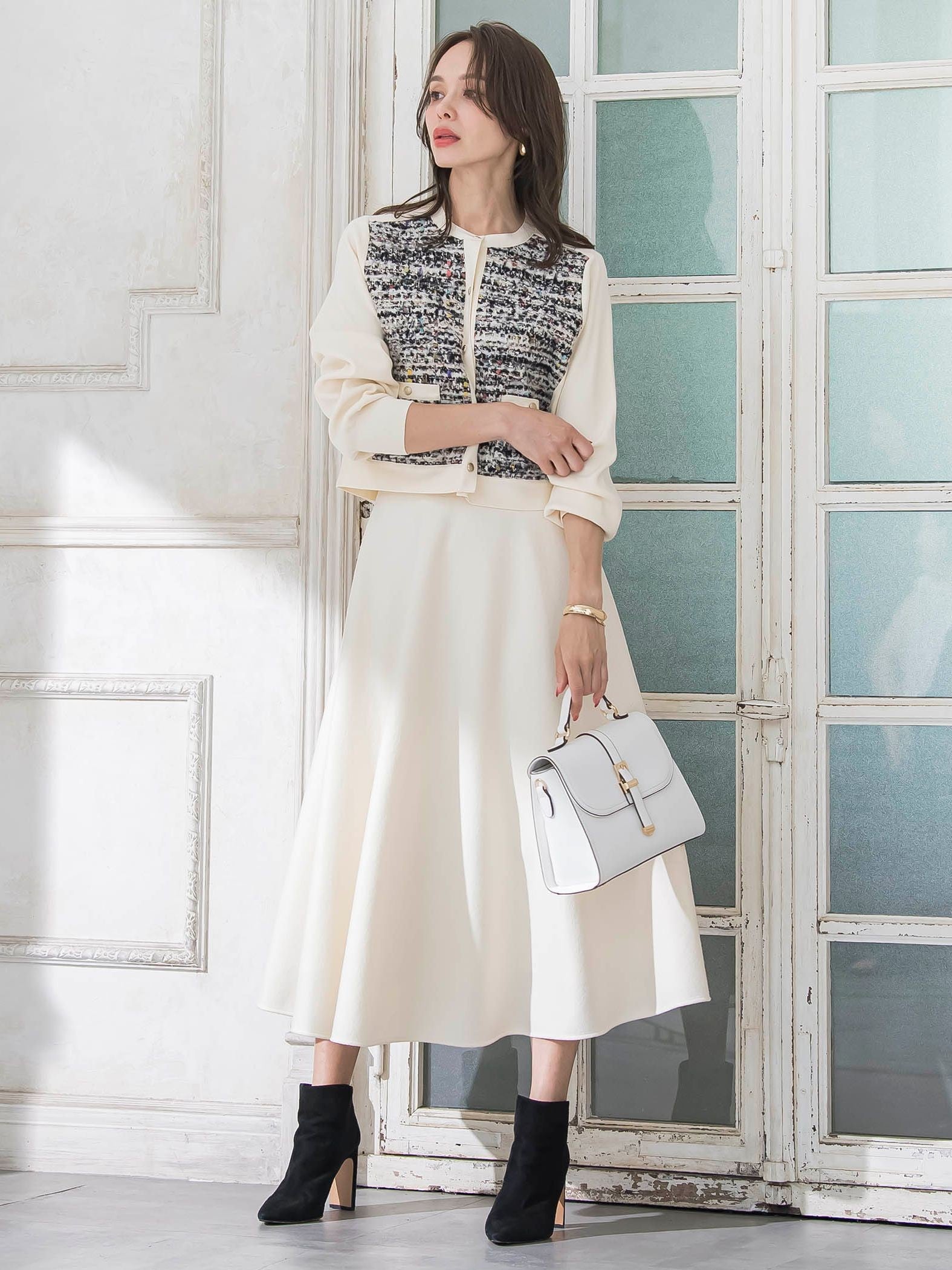 メルトンサーキュラースカート