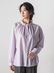 ドレープブロードストレッチブラウス