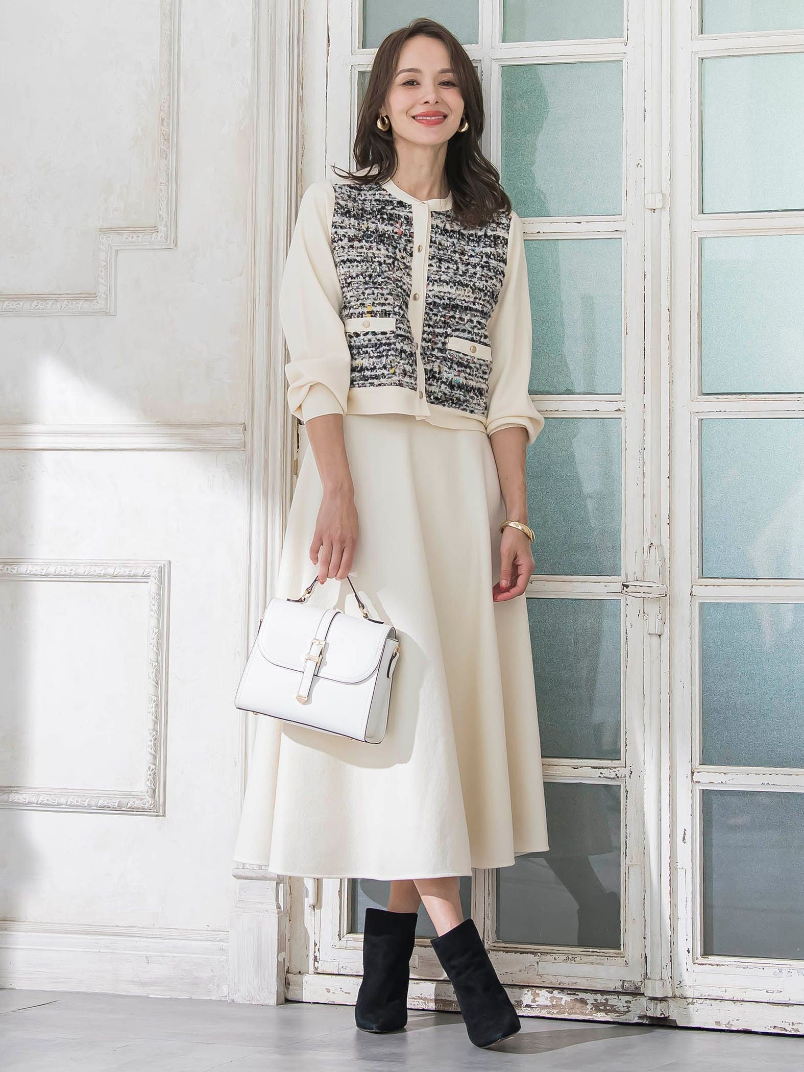 メルトンサーキュラースカート