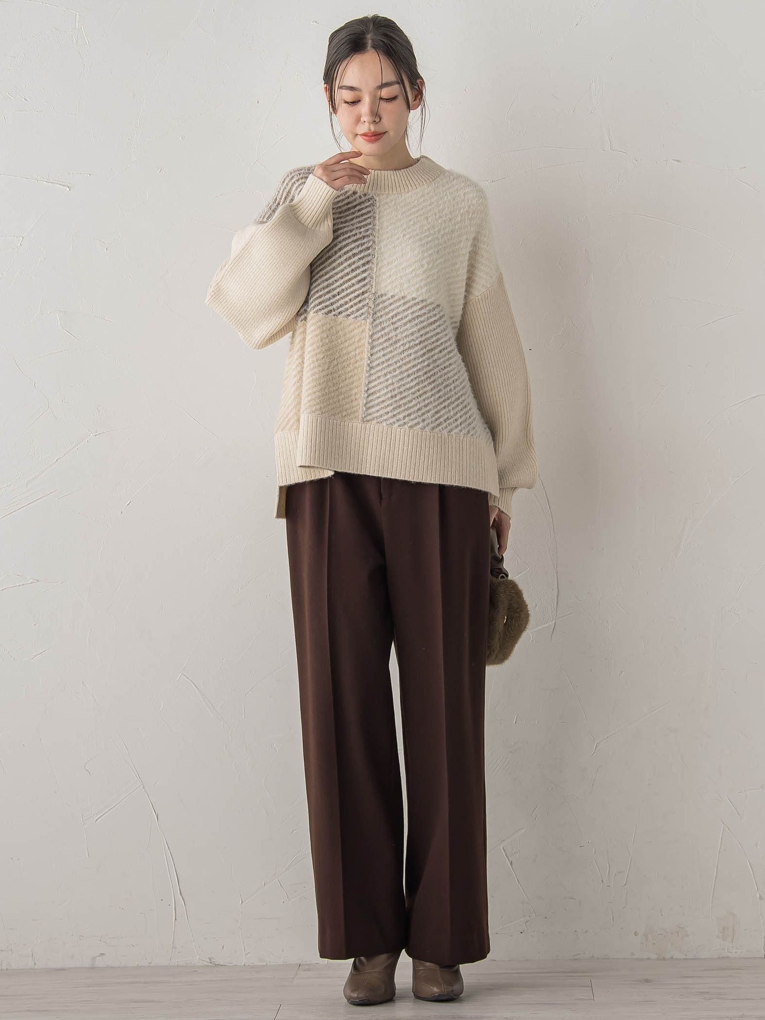 【新色追加】両面起毛ストレッチパンツ≪洗濯機で洗える≫