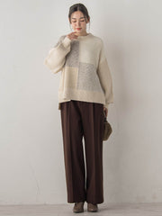 【新色追加】両面起毛ストレッチパンツ≪洗濯機で洗える≫