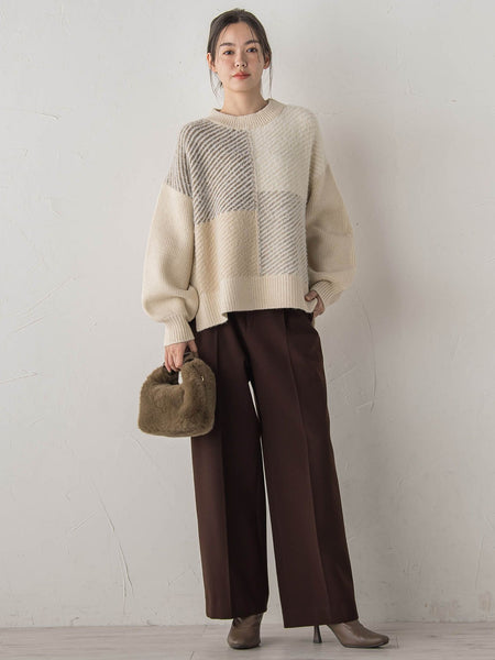 【新色追加】両面起毛ストレッチパンツ≪洗濯機で洗える≫