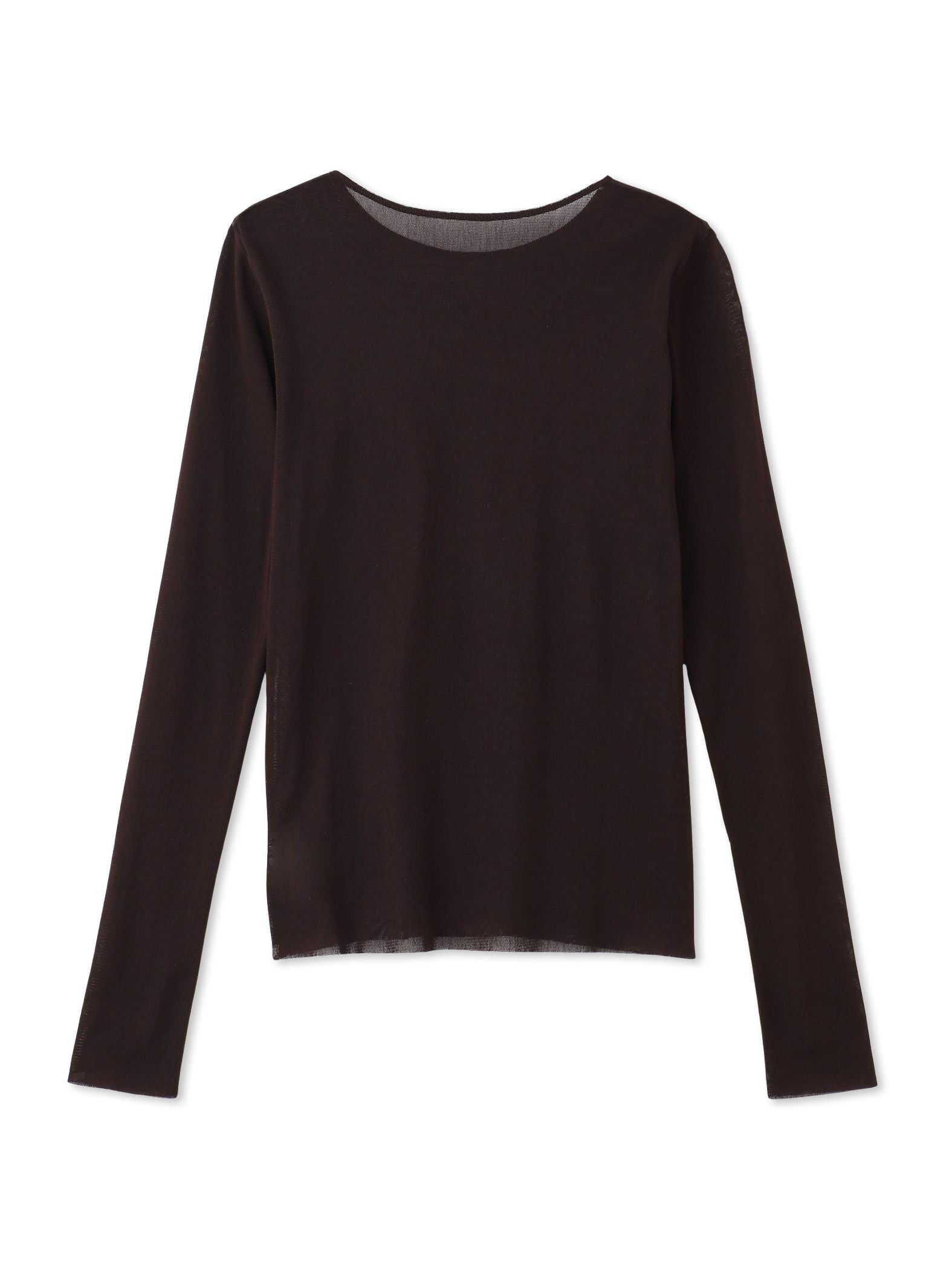 コットンサラチュールカットソー≪手洗い可能≫