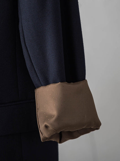 【受注会限定】リネンブレンド ステンカラーブルゾン