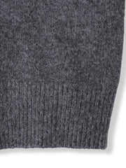 デニムレイヤード風カーディガン≪手洗い可能≫