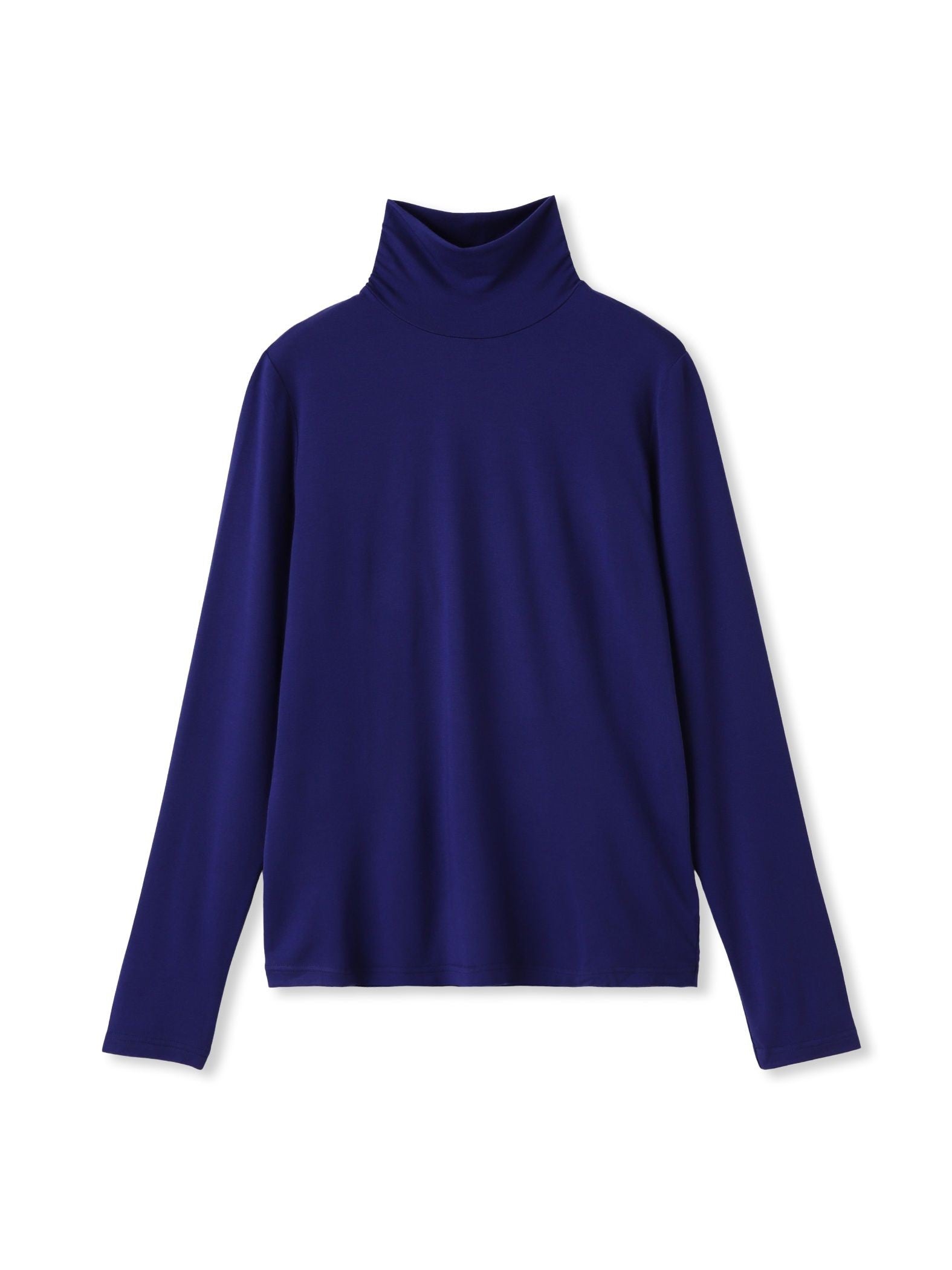 【WEB限定】吸湿発熱スムースタッチタートルカットソー