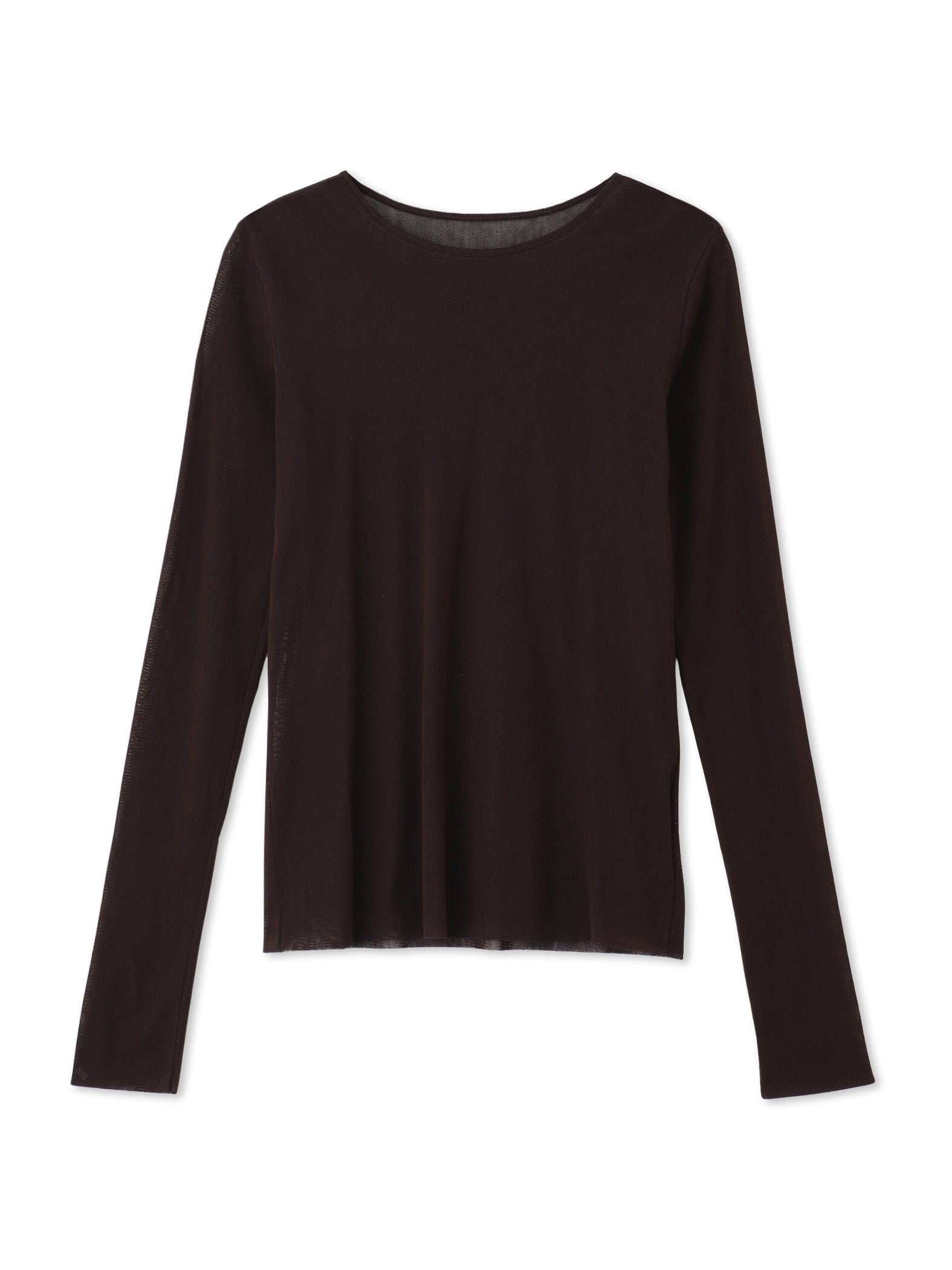 コットンサラチュールカットソー≪手洗い可能≫