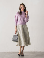 【WEB限定カラーあり】シームレスニット